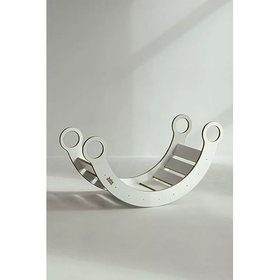 Balançoire en bois Montessori L - blanc