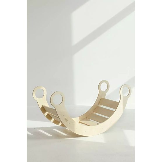 Balançoire en bois Montessori L – naturelle