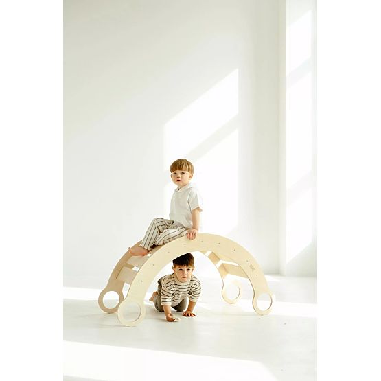 Balançoire en bois Montessori L – naturelle
