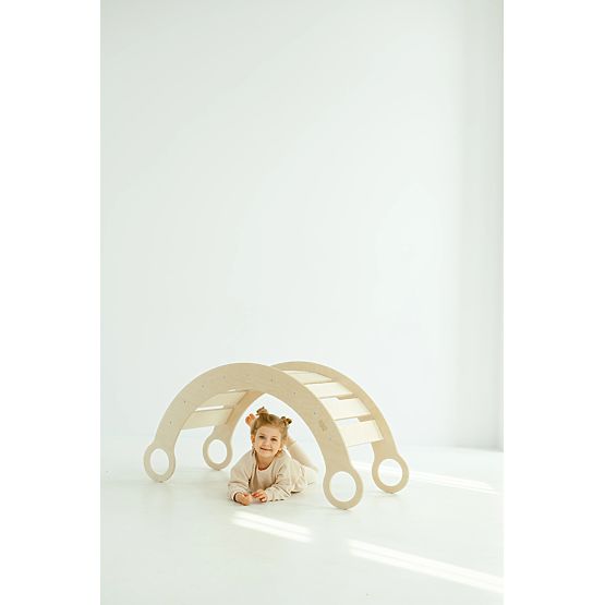 Balançoire en bois Montessori L – naturelle