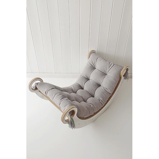 Balançoire en bois Montessori S - blanche