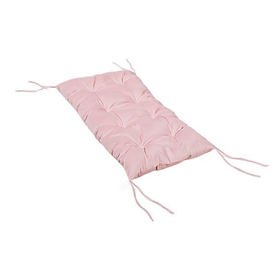 Balançoire Montessori en bois avec coussin rose - 85 cm
