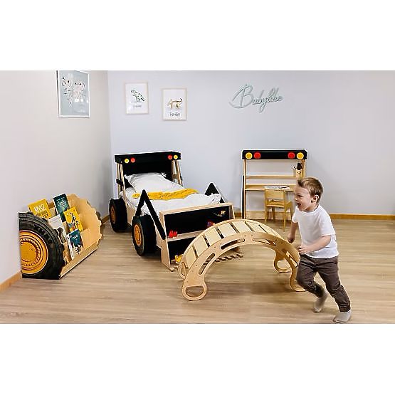 Balançoire Montessori en bois - naturel