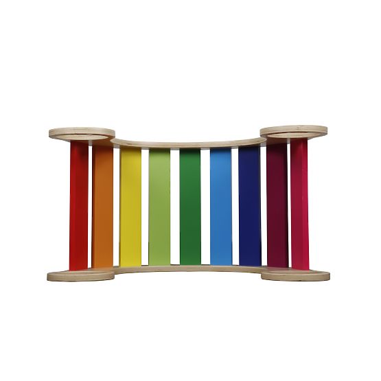 Balançoire Montessori en bois Jumbo - colorée