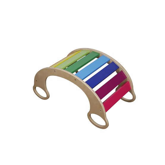 Balançoire Montessori en bois Jumbo - colorée