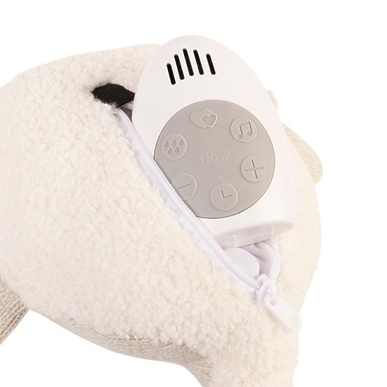 Baleine avec battement de coeur FLOW - crème