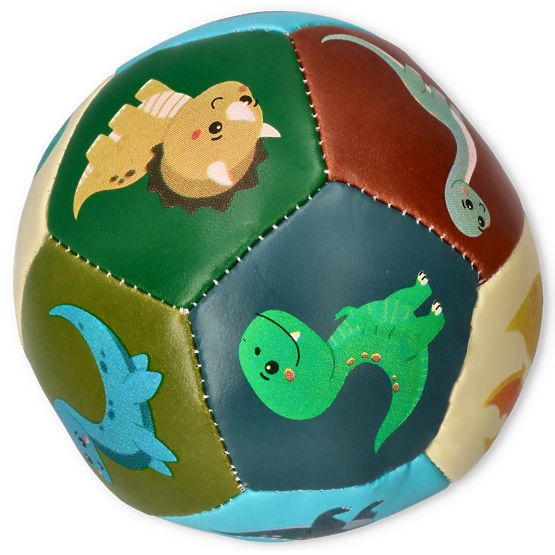 Balle à main Nature Planet avec dinosaures