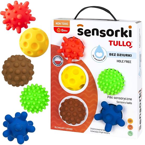 Ballons sensoriels - 5 ballons sans trous
