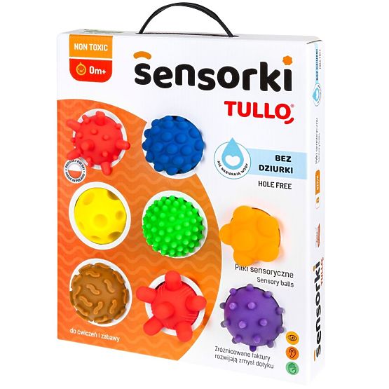 Ballons sensoriels Tullo - 8 ballons sans trous
