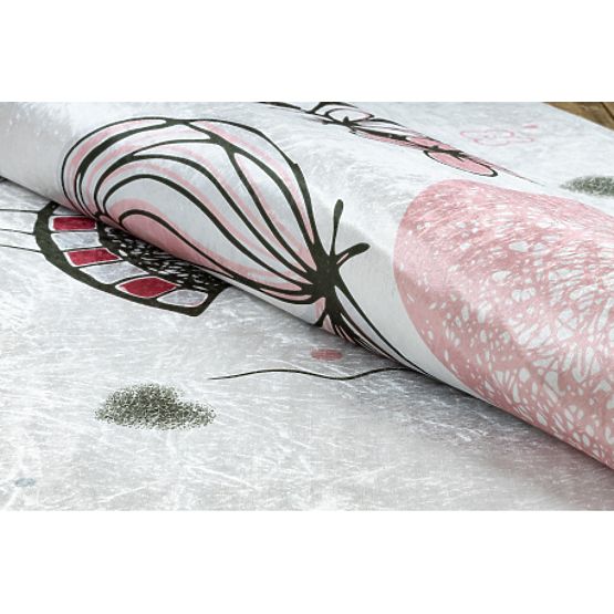 BAMBINO 2644 tapis de lavage Fille, licorne pour enfants antidérapant - blanc / rose