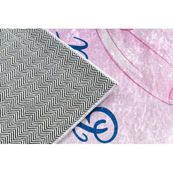 BAMBINO 42830 tapis de bain Ballerine pour enfants antidérapant - rose