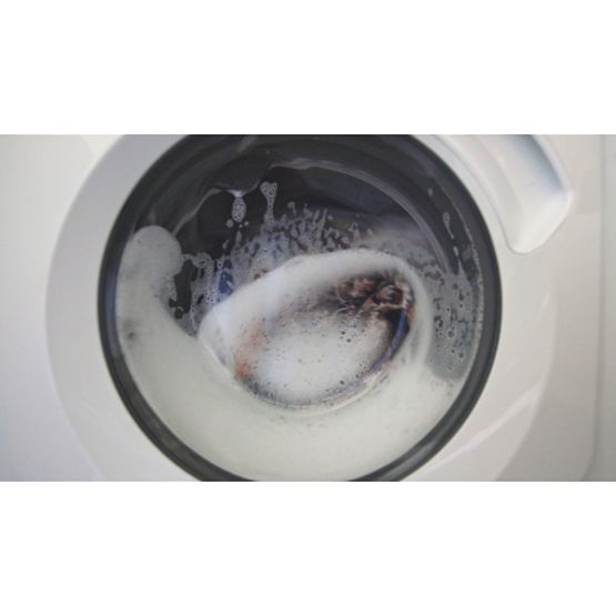 BAMBINO 47810 tapis de lavage rond Arc-en-ciel, pois pour enfants antidérapant - blanc / rose