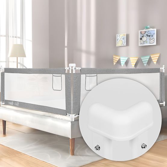 Barrière de protection pour lit 150 cm protection pour enfants ECOTOYS