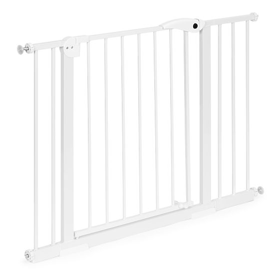 Barrière de sécurité 74-105 cm pour escaliers et portes panneaux additionnels en acier blanc ECOTOYS