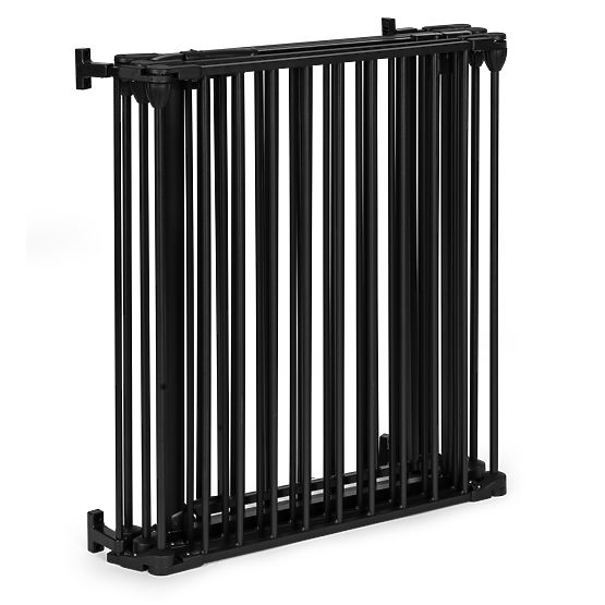 Barrière, parc, barrière de protection pour enfants et animaux, 5 panneaux, 60 cm, métal, noir, ECOT