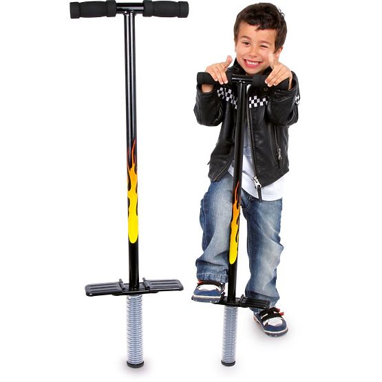 Bâton sauteur POGO avec flammes