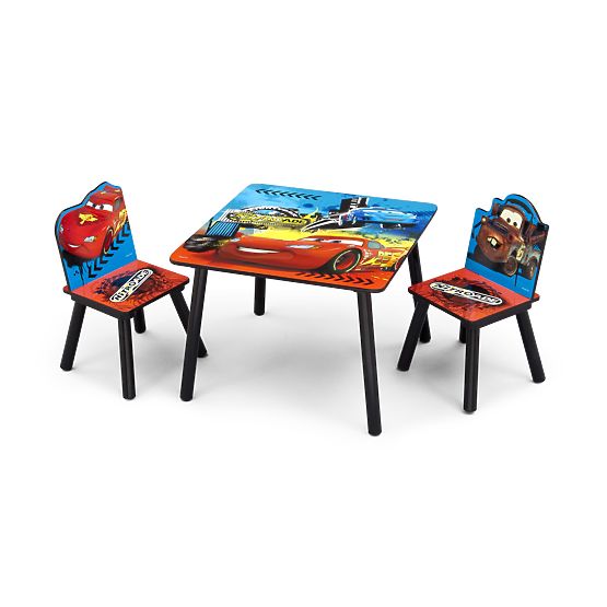 BAZAR Pour enfants tableau avec chaises Voitures-Cars II JENOM TABLE