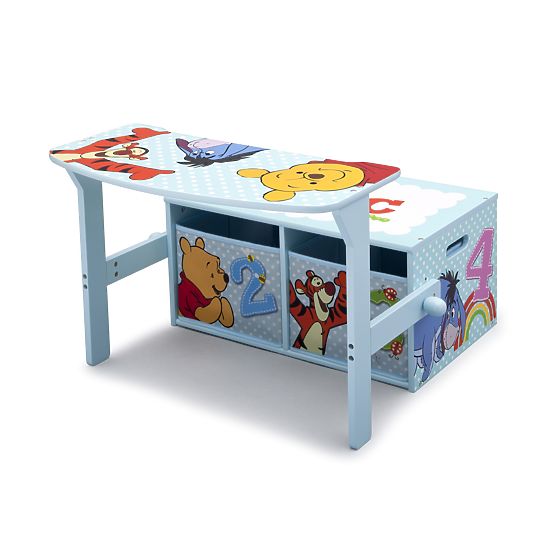 Bébé banc avec stockage espace Ours en peluche Winnie l’ourson