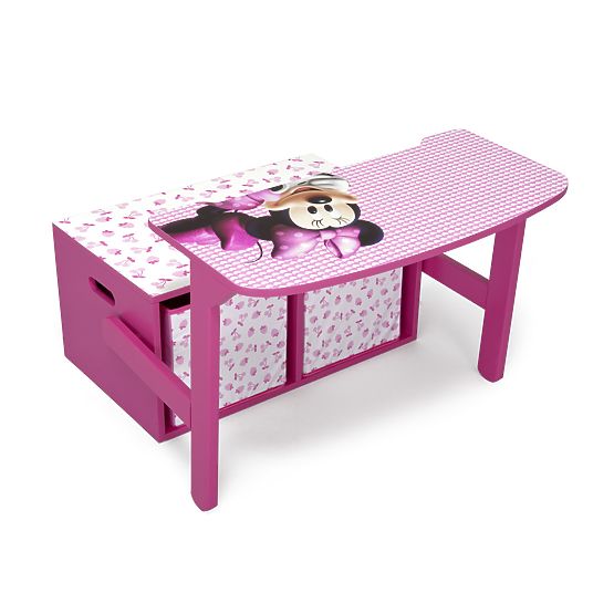 Bébé banc avec stockage espace Une souris Minnie