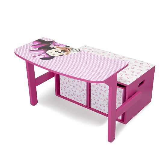 Bébé banc avec stockage espace Une souris Minnie