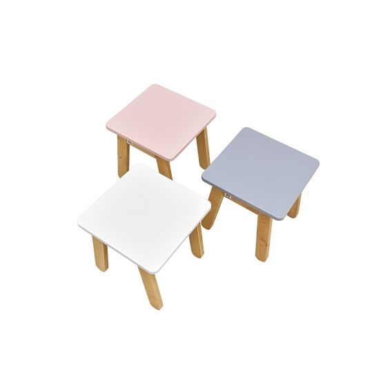 Bébé chaise boisé Blanc