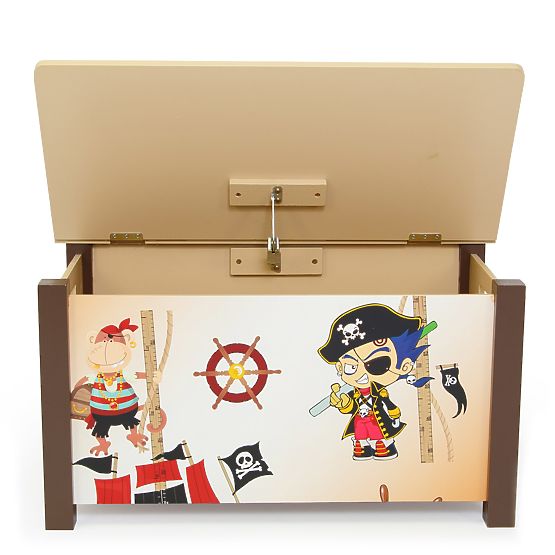 Bébé coffre au trésor pour jouets Pirate