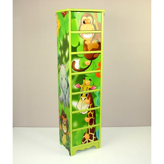 Bébé commode Jungle 7 tiroirs
