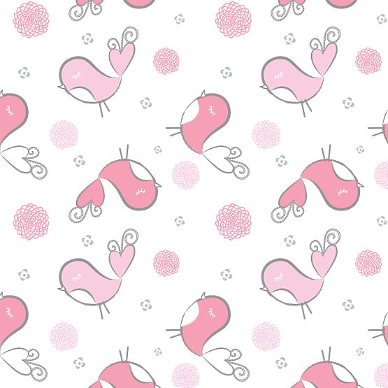 Bébé couverture SwaddleMe S rose / oiseaux 2ks