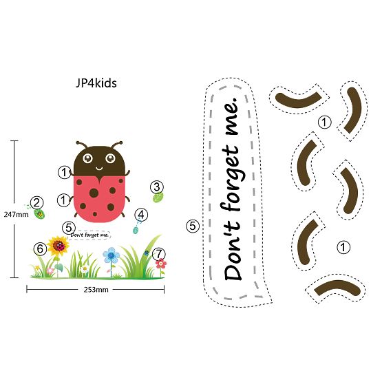 Bébé de nuit LED lampe de lecture - Coccinelle