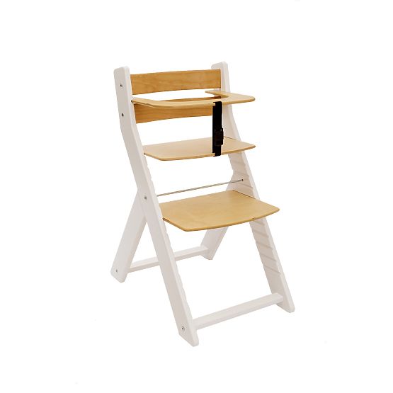 Bébé de plus en plus chaise UNIZE - blanc / natur