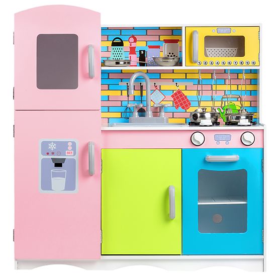 Bébé en bois cuisine avec matériel