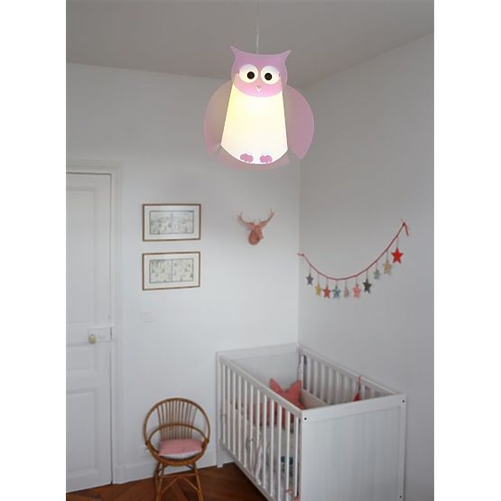Bébé lampe jeune hibou - divers colorations