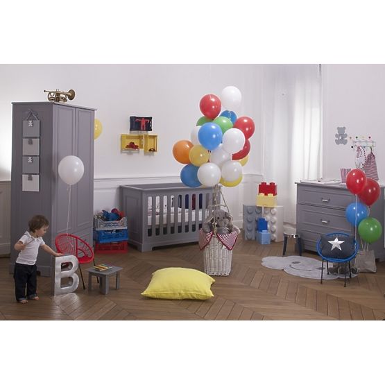 Bébé lit bébé Ines - gris