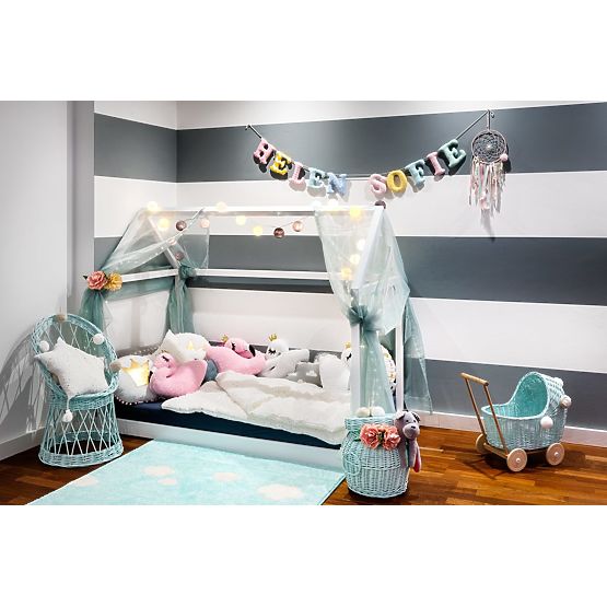 Bébé lit maison de poupée - divers colorations