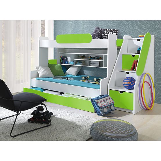 Bébé loft lit Segan vert