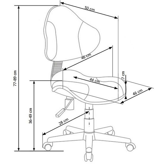 Bébé pivot chaise Flash rose