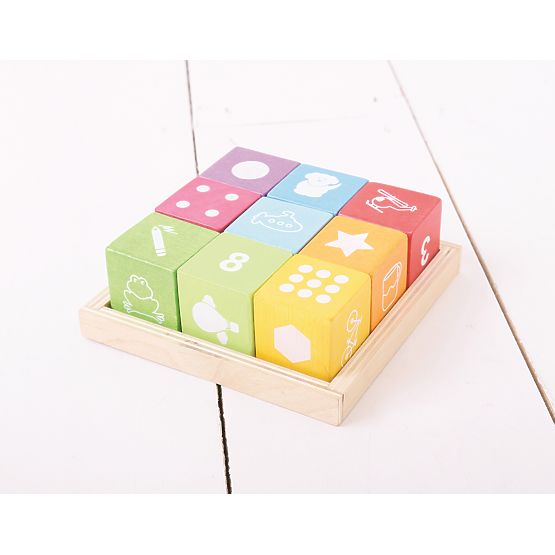 Bigjigs Baby Blocs en bois avec images