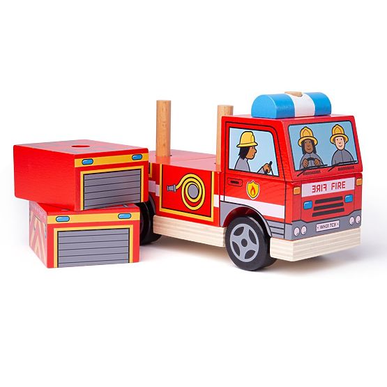 Bigjigs Baby Empilage de pompiers