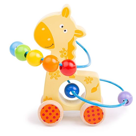Bigjigs Labyrinthe bébé girafe sur roues