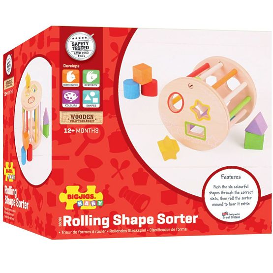 Bigjigs Baby Roller avec formes