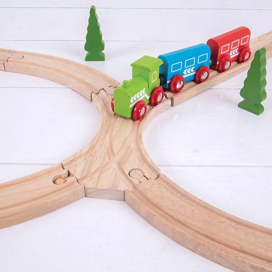 Bigjigs Rail Interrupteur symétrique combiné 2 pcs
