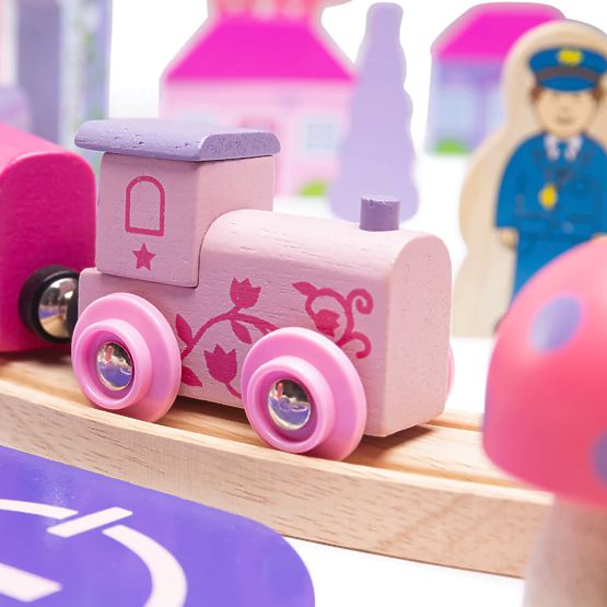 Bigjigs Rail Grande voie ferrée princesse en bois