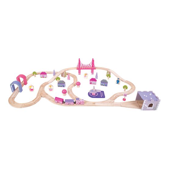 Bigjigs Rail Grande voie ferrée princesse en bois