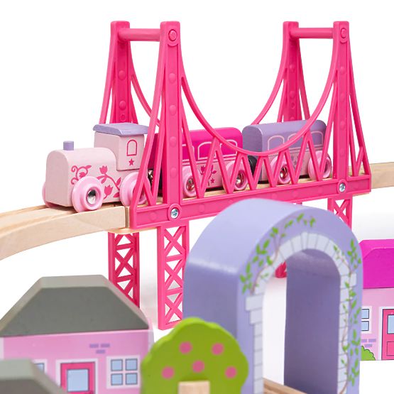 Bigjigs Rail Grande voie ferrée princesse en bois
