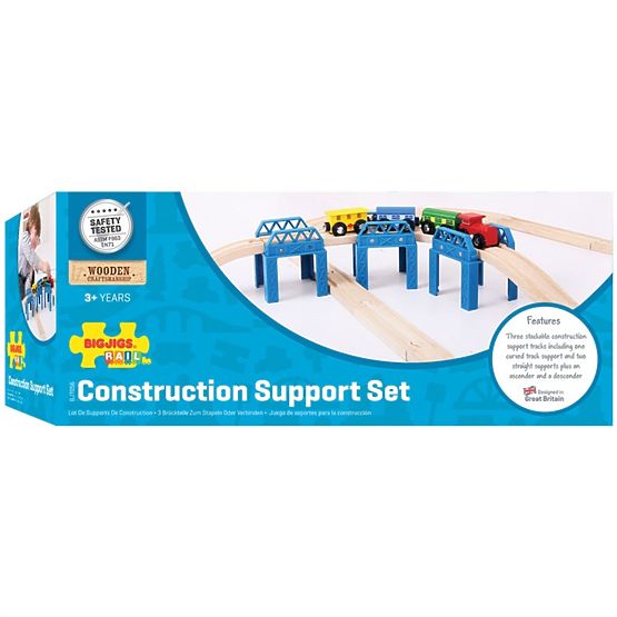 Bigjigs Rail Rails en bois pour la construction de ponts
