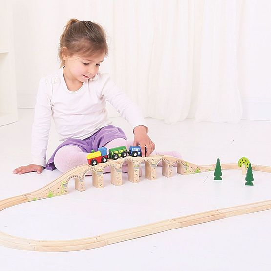 Bigjigs Rail Pont ferroviaire long