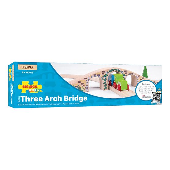 Bigjigs Rail Pont ferroviaire en bois