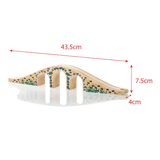 Bigjigs Rail Pont ferroviaire en bois