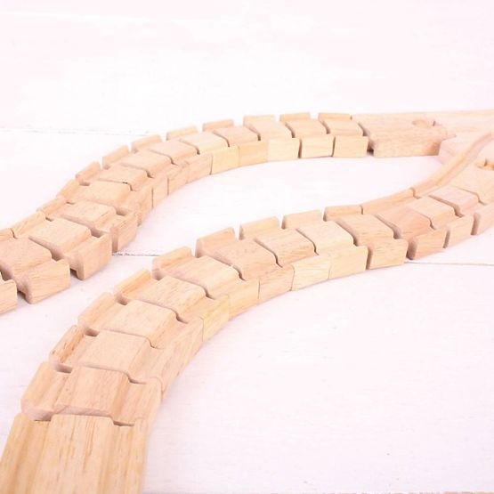 Bigjigs Rail Rail flexible 2 pièces