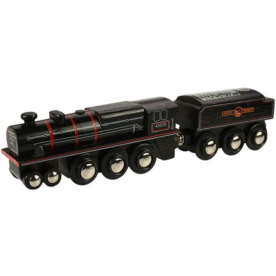 Bigjigs Rail Réplique en bois de la locomotive à moteur Black 5